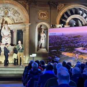 CERIMONIA DI ASSEGNAZIONE PROGETTO NUOVO STADIO DI FIRENZE